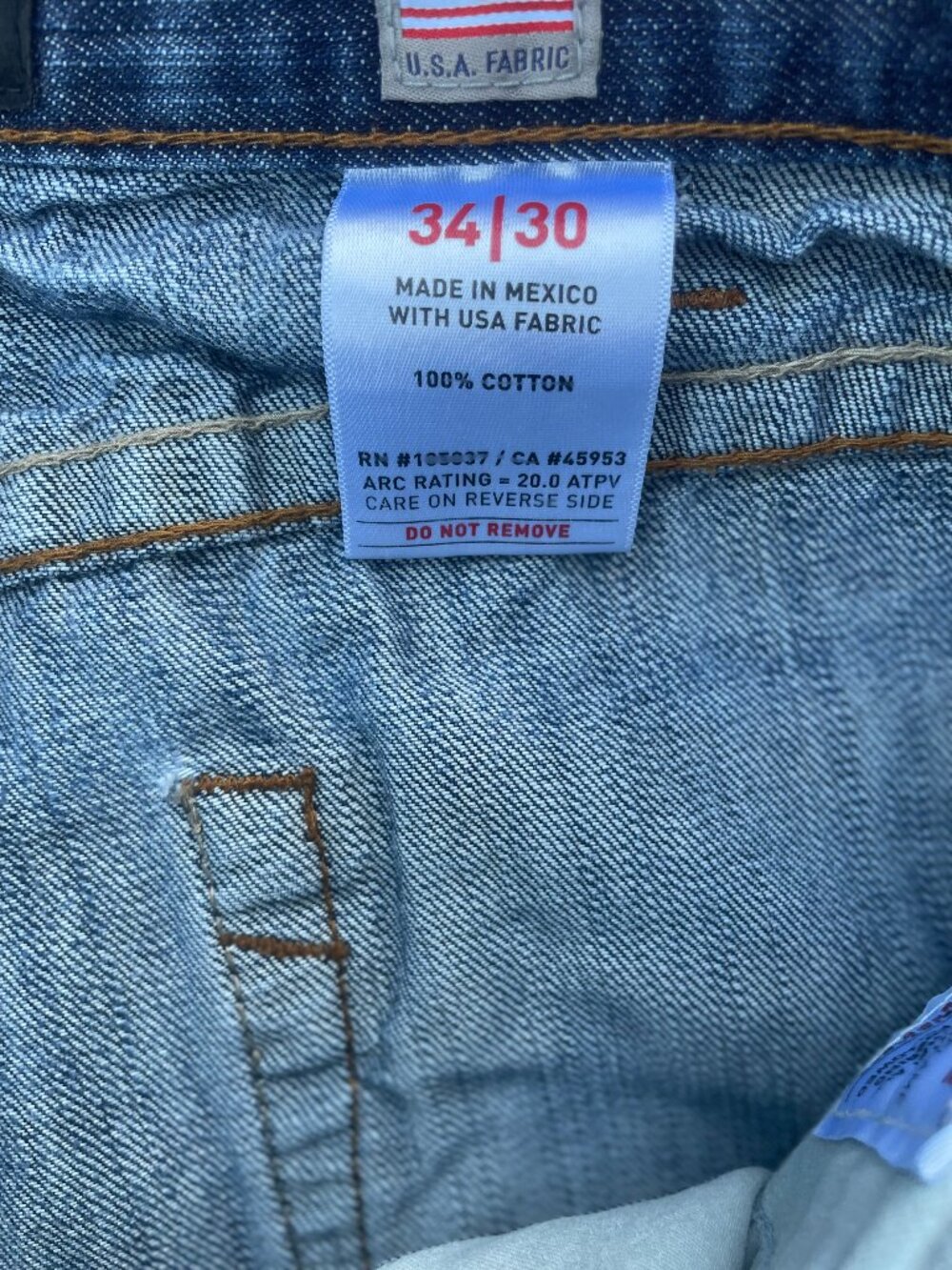 Ariat FR M4 Relaxed Boot Men 34x30 Flame Resistant Work Jeans CAT 2 - Picture 4 of 8